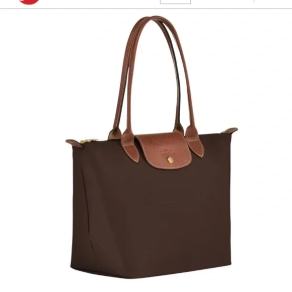 Longchamp Le Pliage Original M Tote Bag in Brown Ebony - Picture 3 of 9